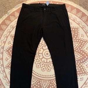 Slim-fit flex brushed twill pant